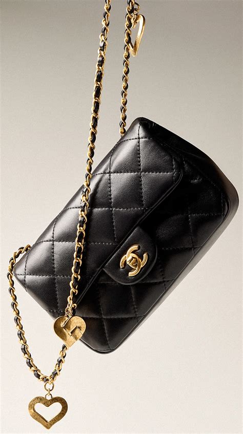 chanel flap heart|chanel small flap bag price.